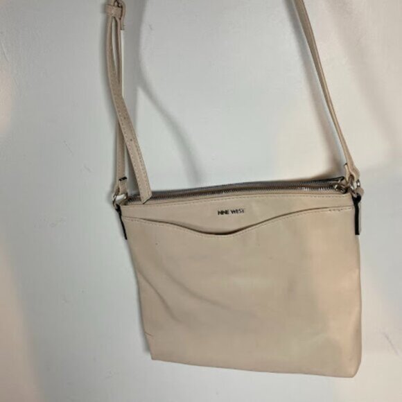 Nine West Cream Women's Crossbody Bag Shoulder Bag Medium - Picture 3 of 8
